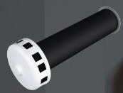 Приточный клапан с фильтрующим оголовком SAV (полный аналог КИВ-125)